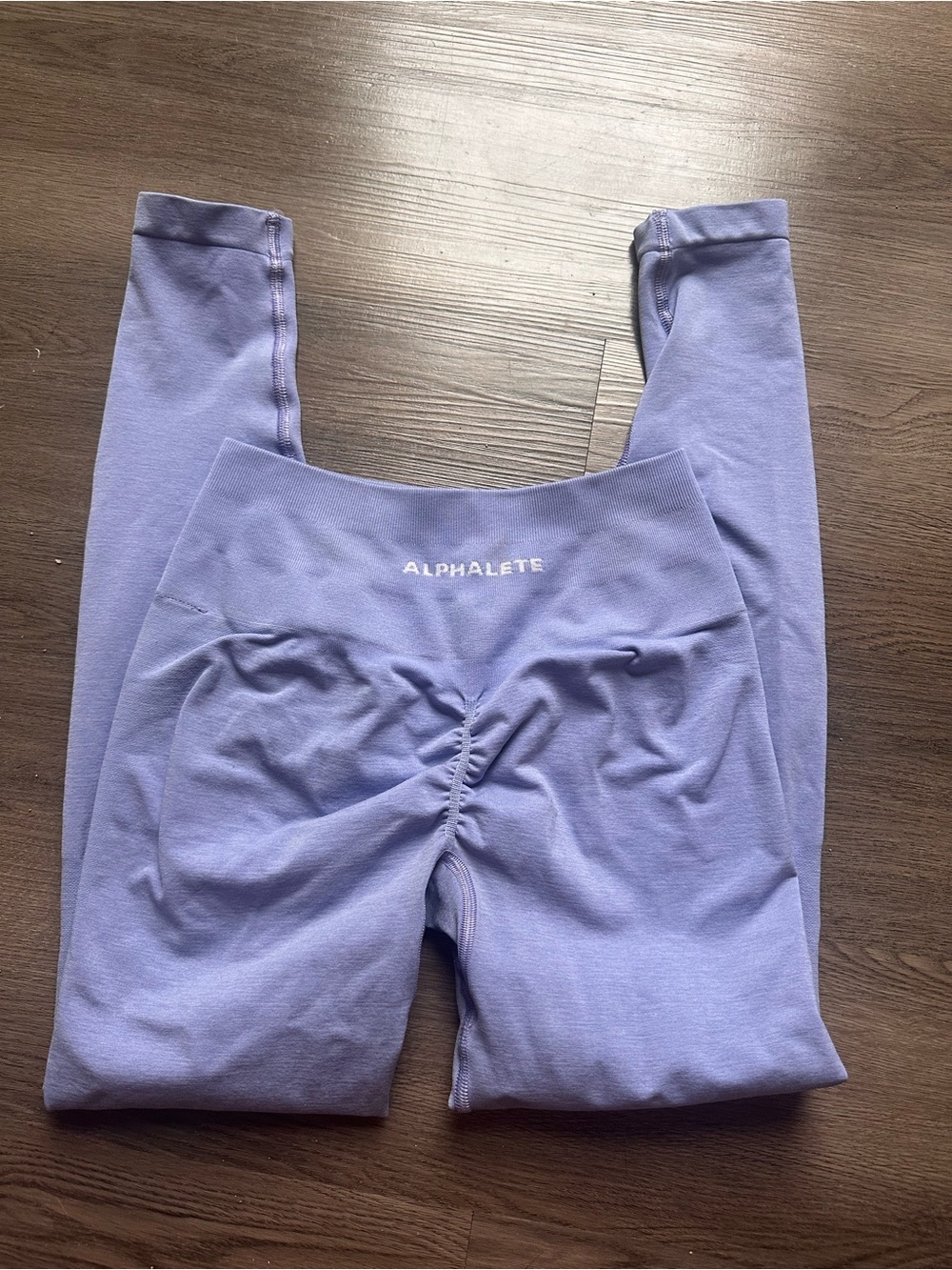 Alphalete Lavender butt Scrunch Seamless Leggings